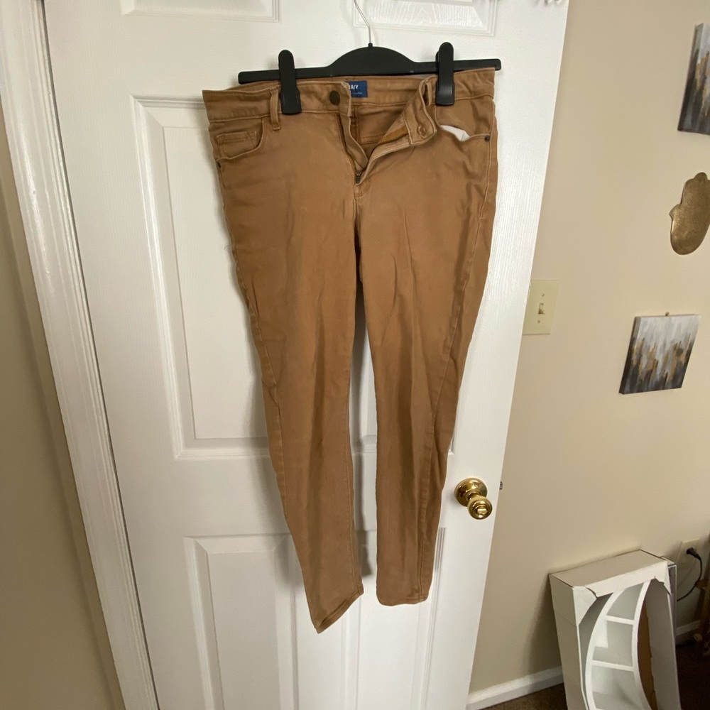 Old Navy Tan Skinny Jeans